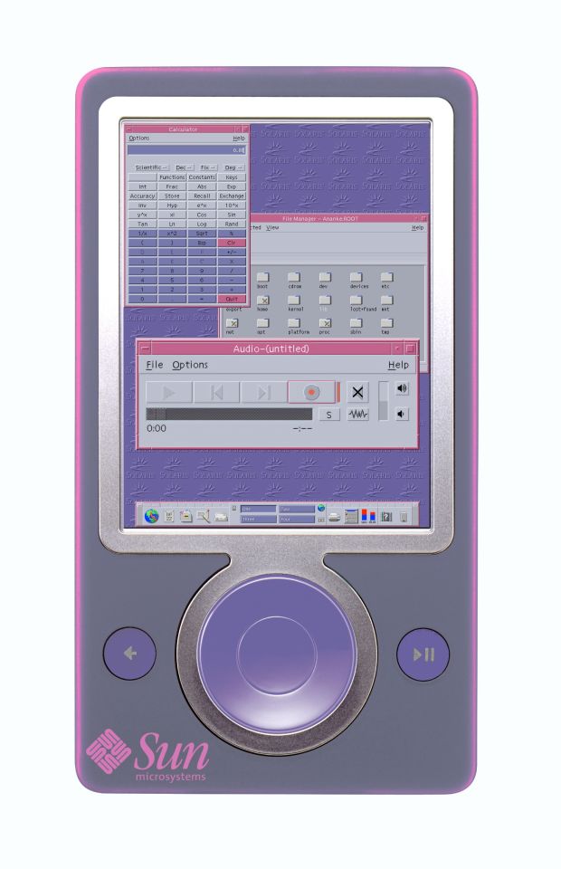 Microsoft Zune+Sun digital media player